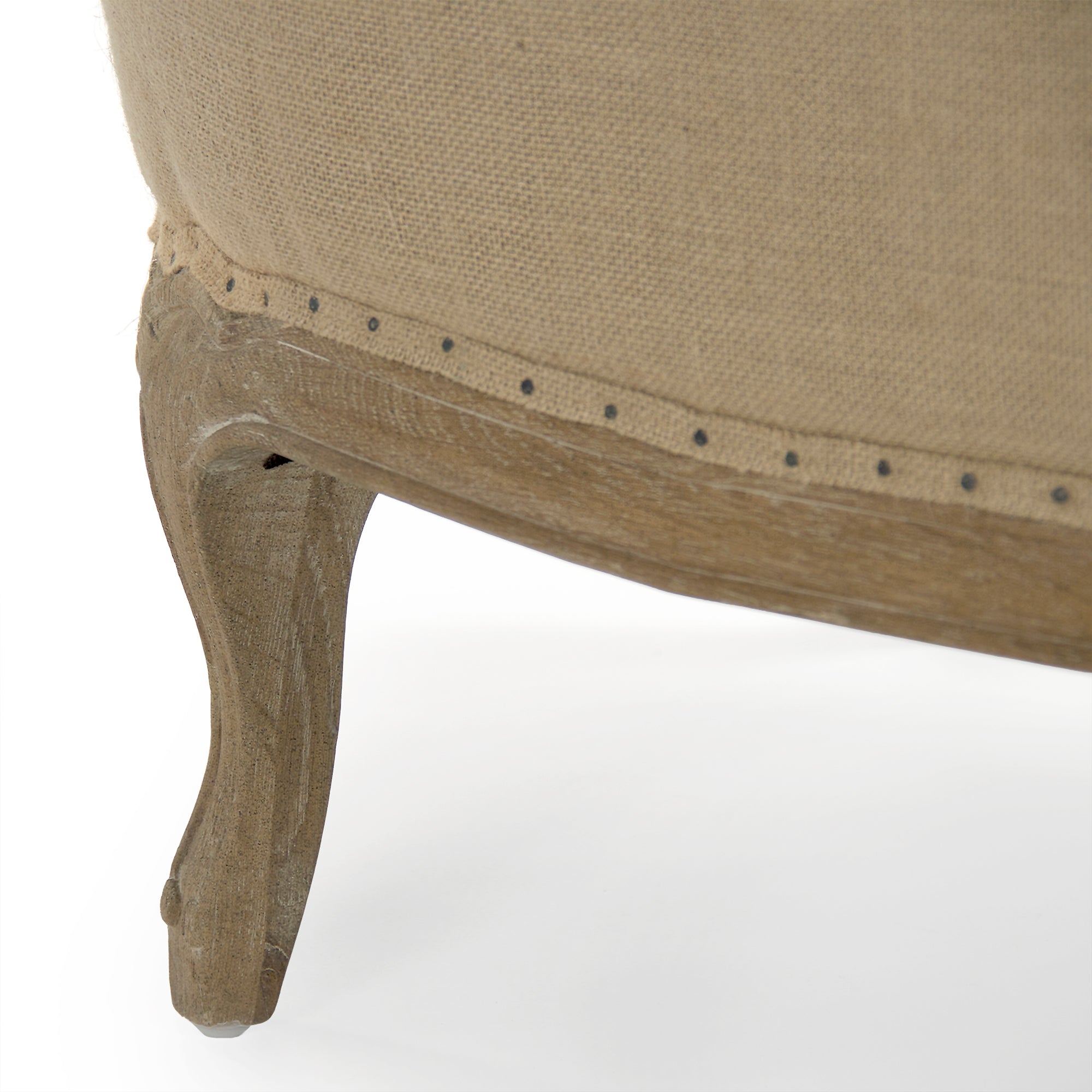 Maison Settee, Linen & Limed Oak