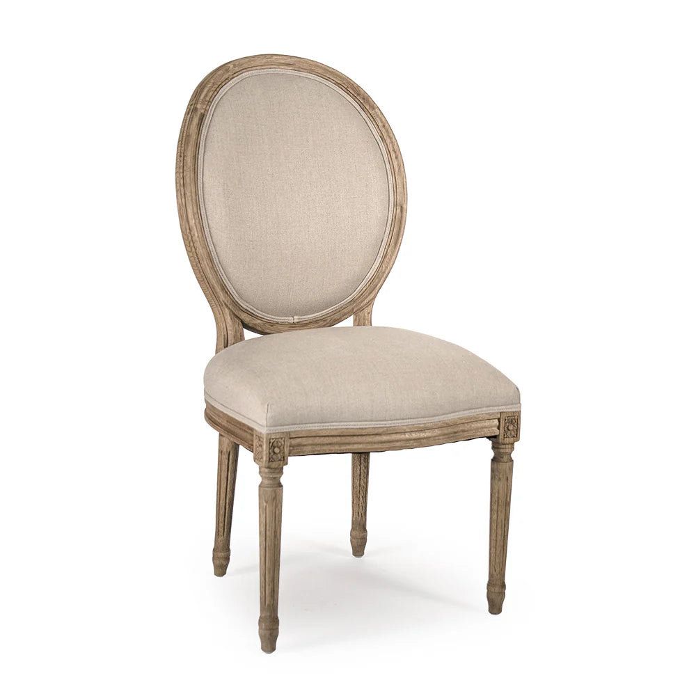 Medallion Side Chair, Natural Oak