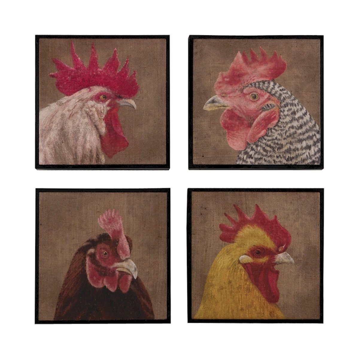"Wyandotte" Farmhouse Rooster Wall Art