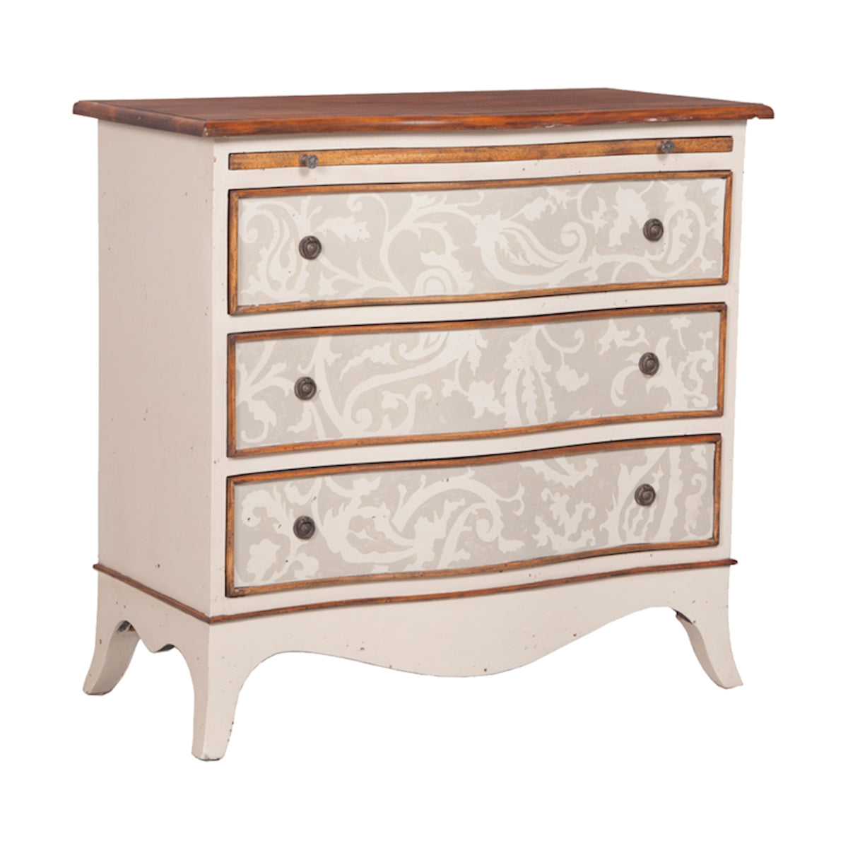3-Drawer Acanthus Vine Chest