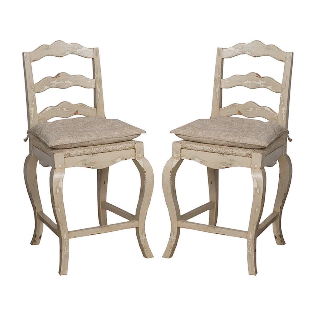 French Provencial Counter Stools
