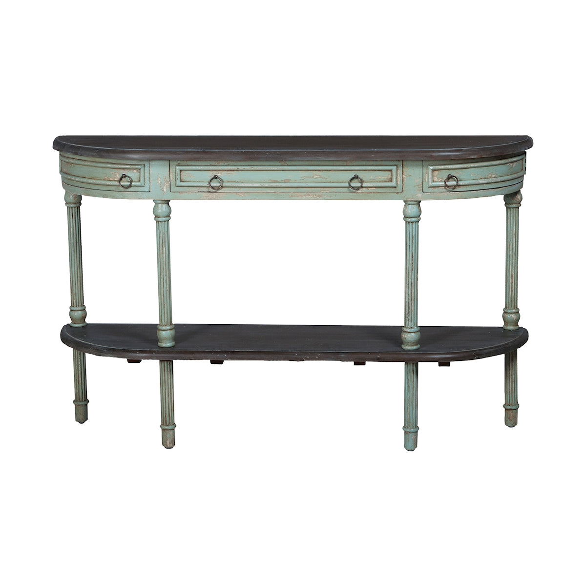 Crossroads Demilune Console