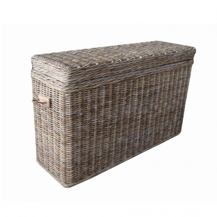 Kubu Console Table Trunk: Natural Kubu Weaving