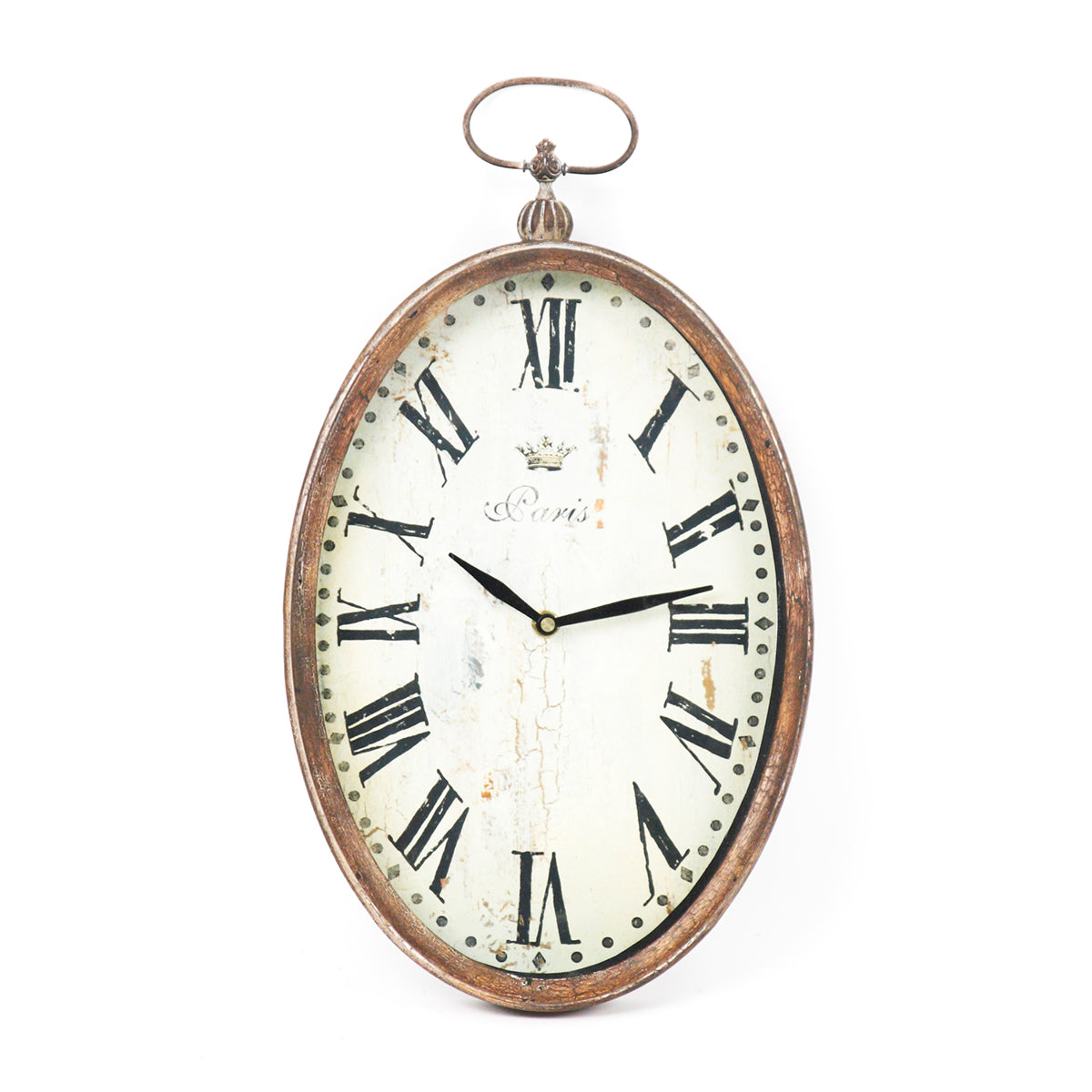 Paris Oval Wall Clock