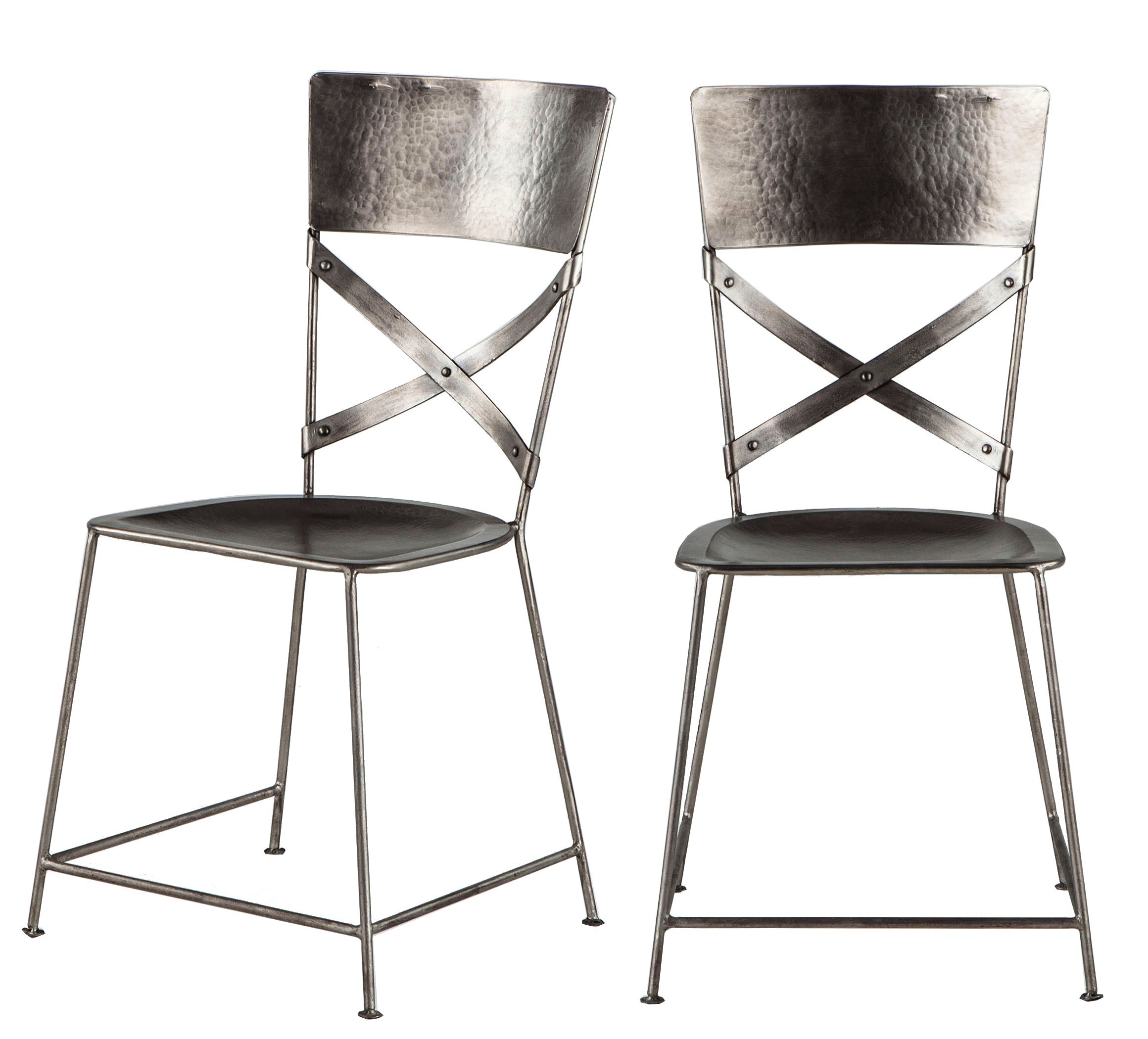 Artezia Antique Nickel Dining Chair