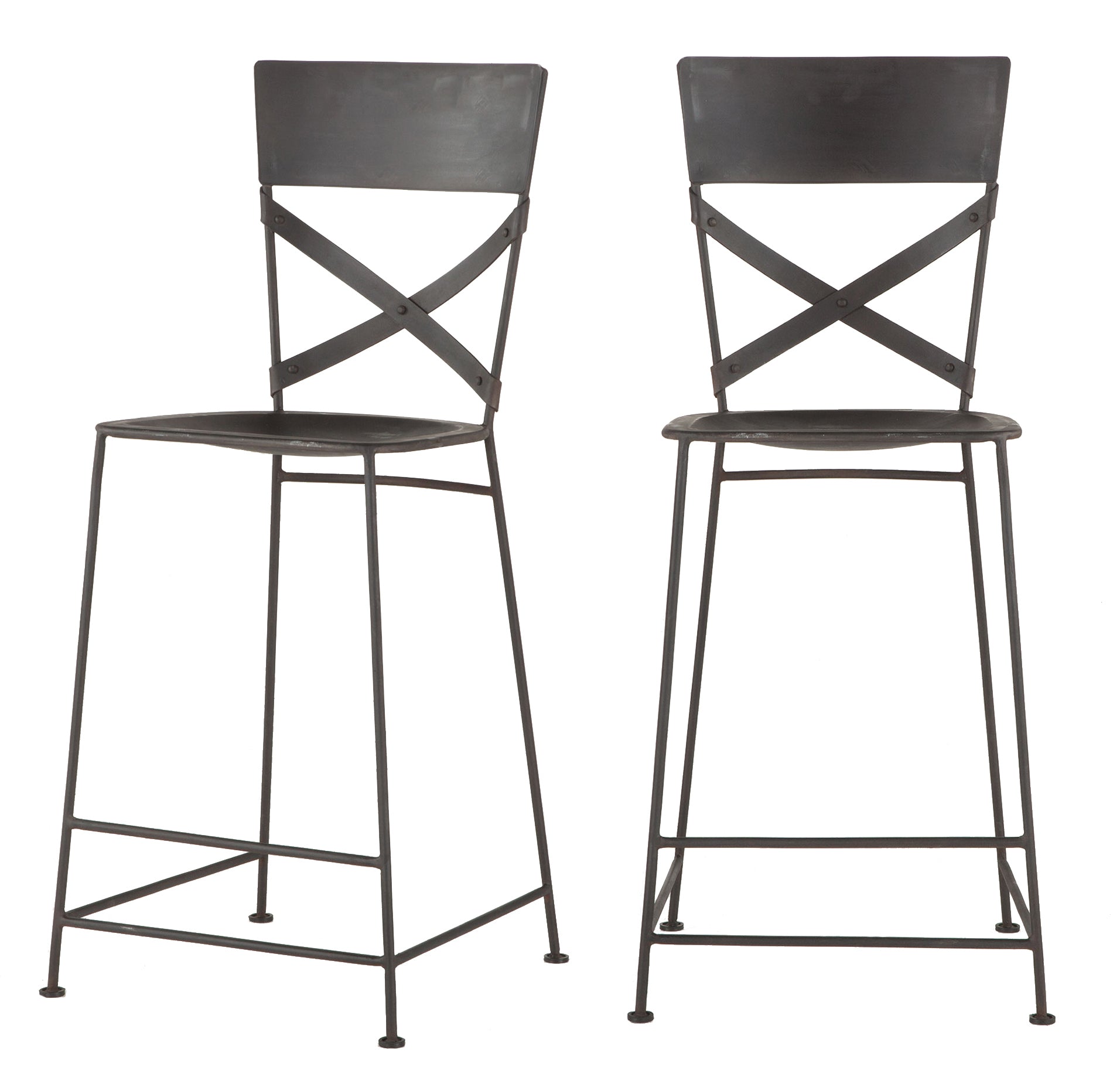 Artezia Matte Black Bar Stools