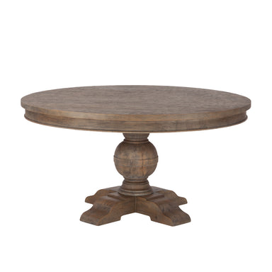 Chatham Downs Round Kitchen Table (48-72") with Hand-Turned Pedestal Base