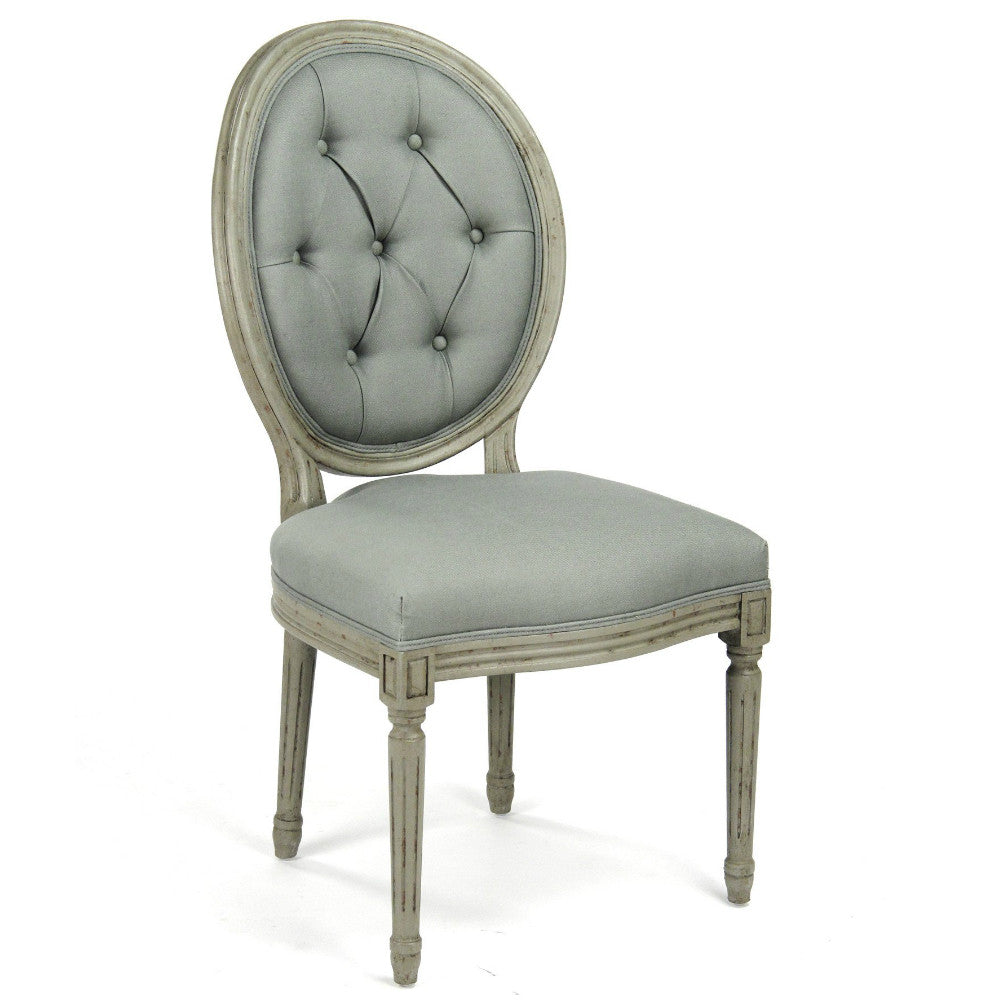 Dining Chair - Tufted Medallion Side Chair