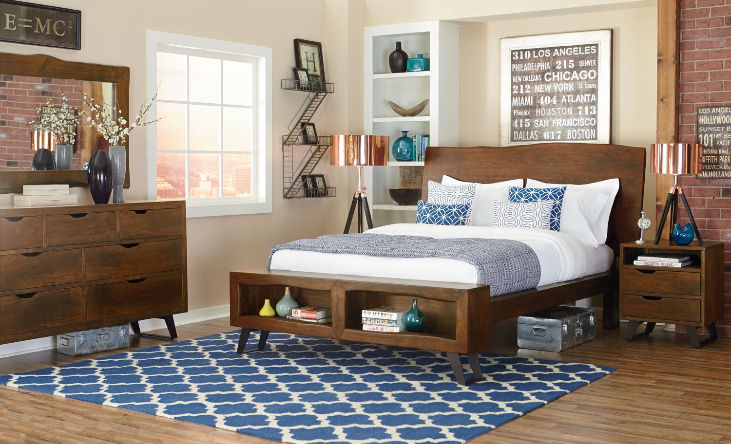 Modern bed ideal for stylish bedroom interiors