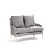 Sofa - Louis Settee, Grey Linen