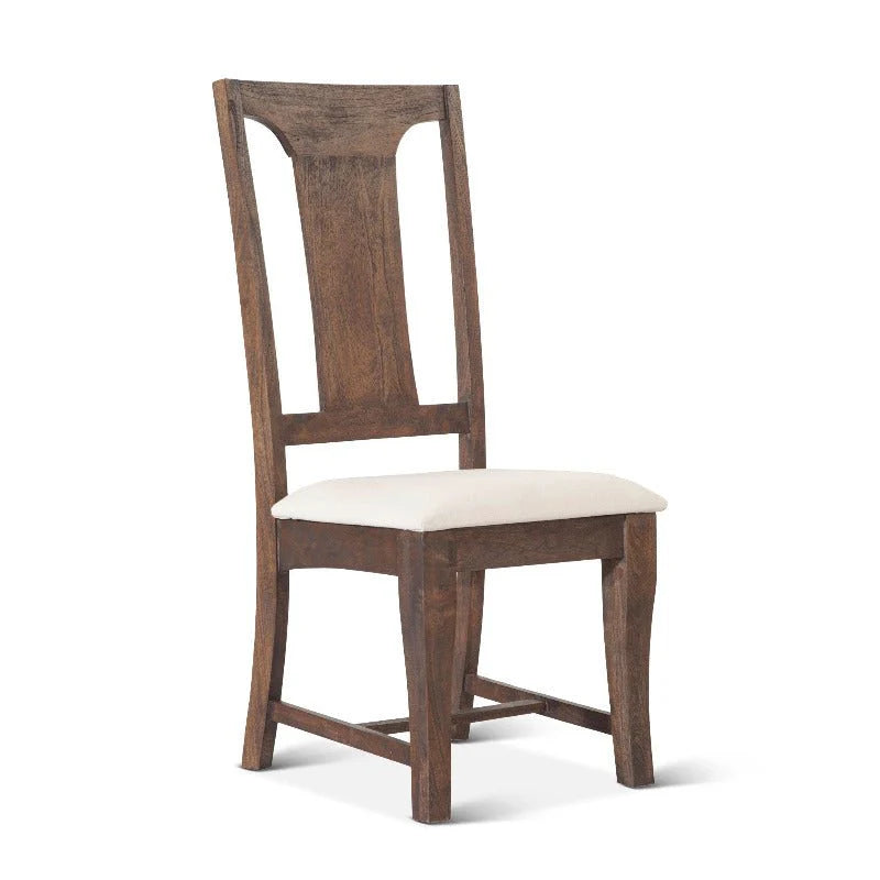 Toulon Upholstered Dining Chair, Weathered Mango