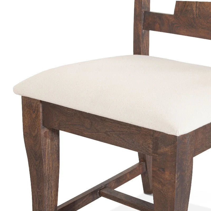 Toulon Upholstered Dining Chair, Weathered Mango