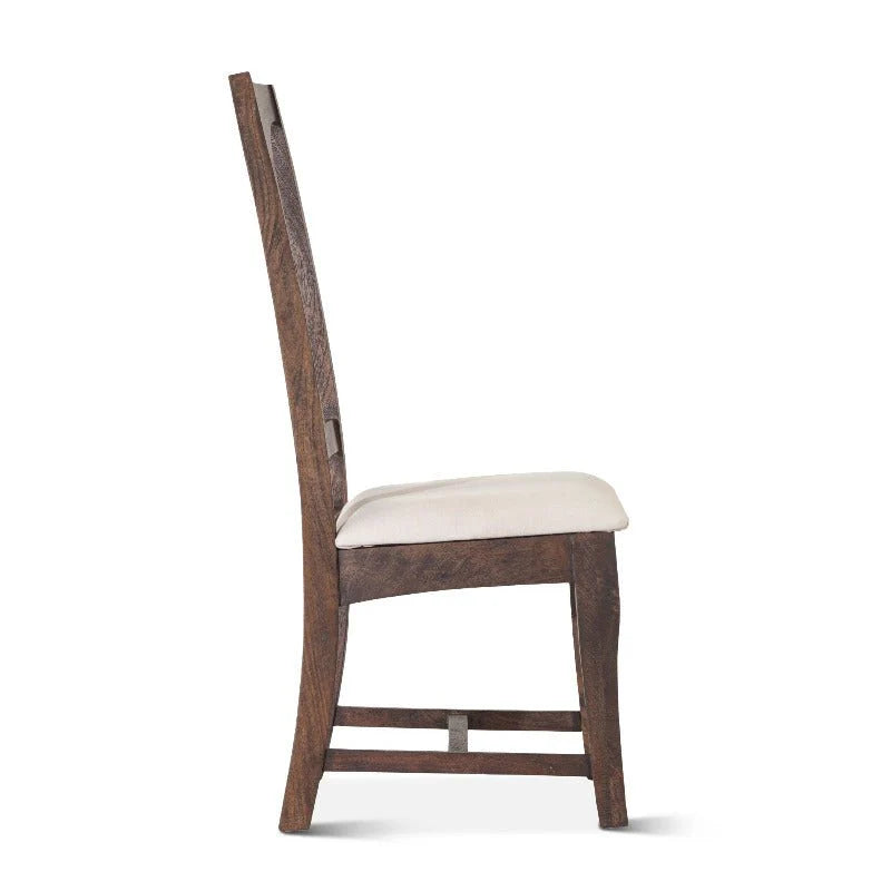 Toulon Upholstered Dining Chair, Weathered Mango