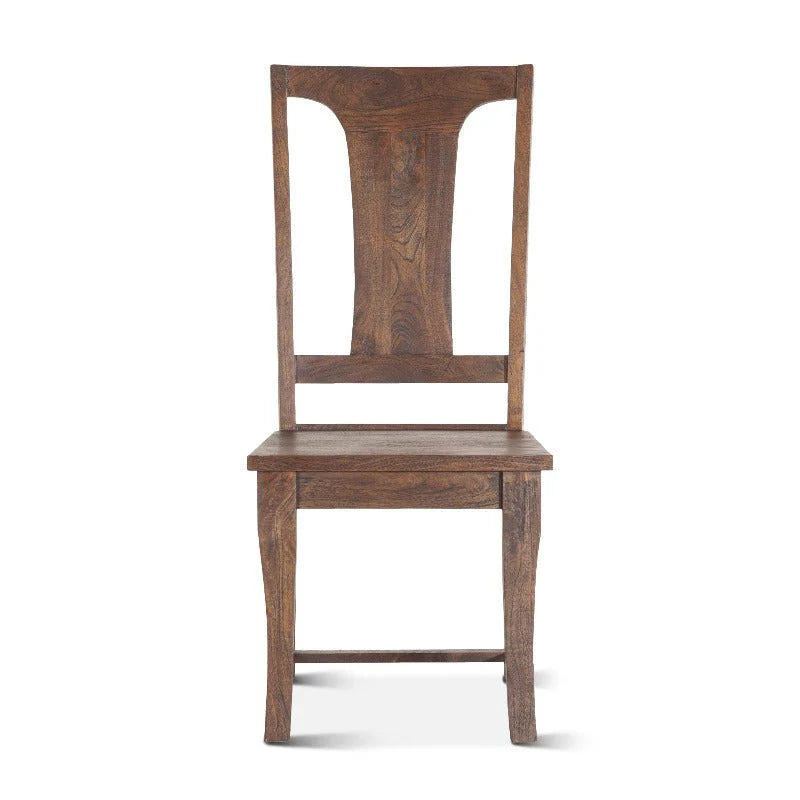 Toulon Solid Wood Dining Chair, Weathered Mango