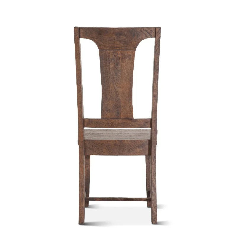 Toulon Solid Wood Dining Chair, Weathered Mango