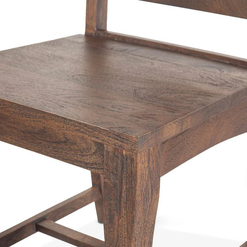 Toulon Solid Wood Dining Chair, Weathered Mango