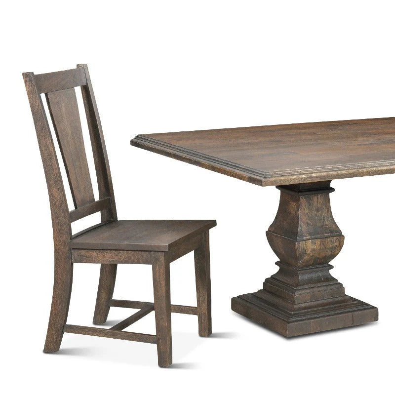 Toulon Dining Table, Weathered Mango