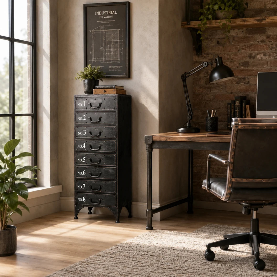 Andre Iron Cabinet