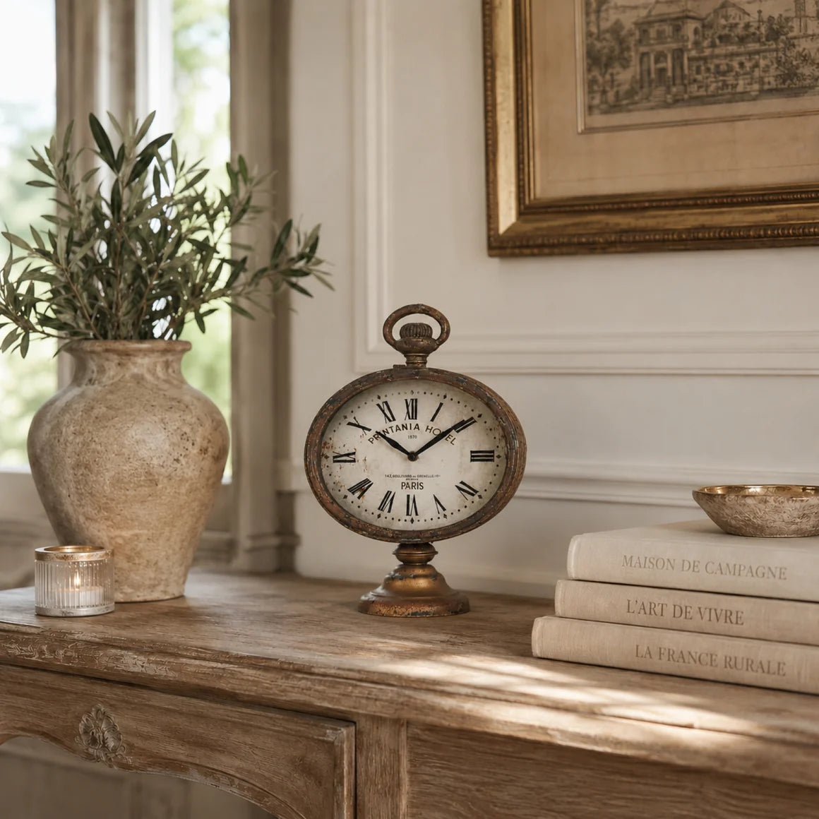 Printania Hotel Desk Clock