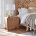 Night chest with natural whitewash finish