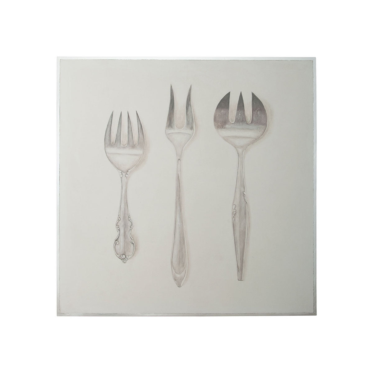 "Silver Service" French Country Wall Art