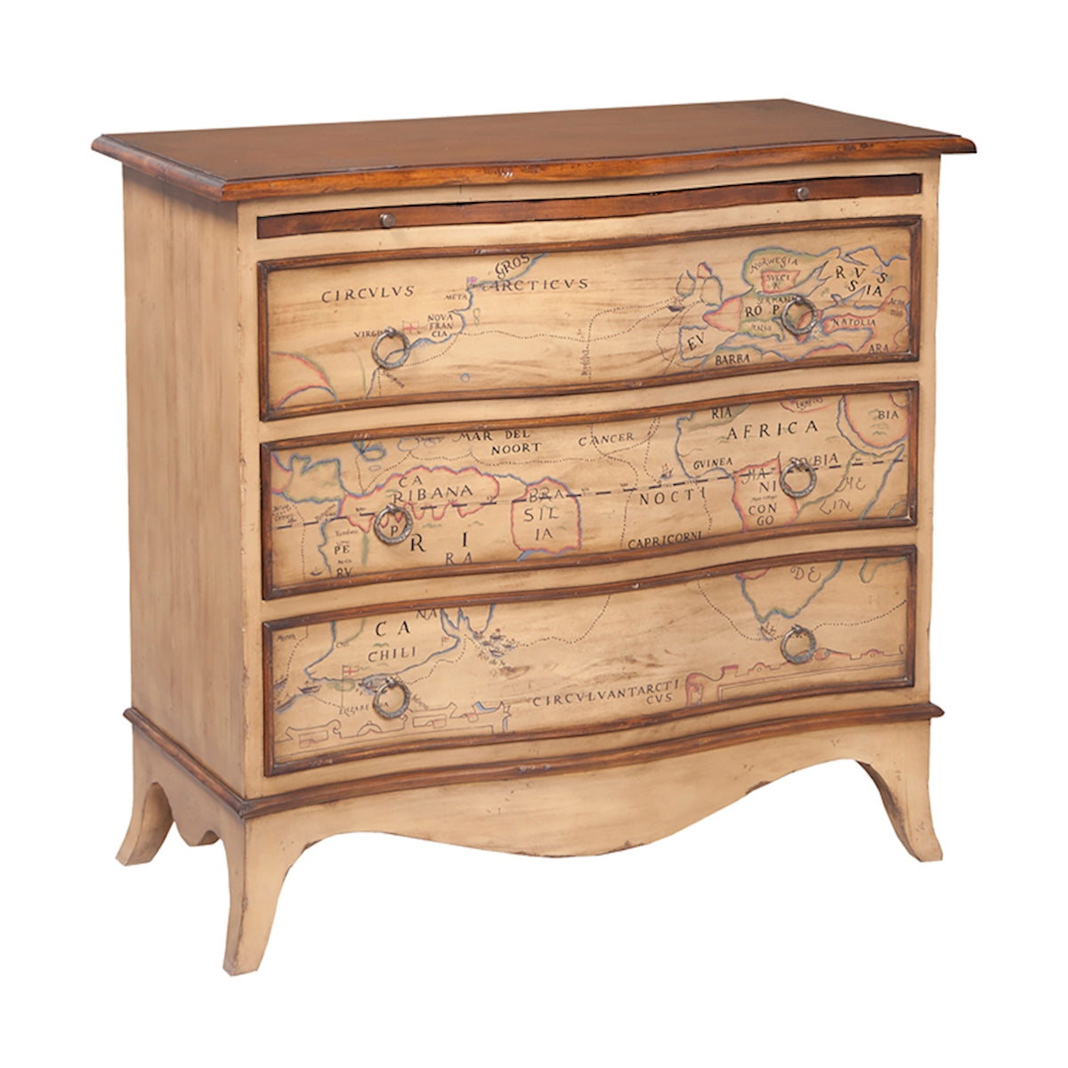 Heritage 3-Drawer Map Chest