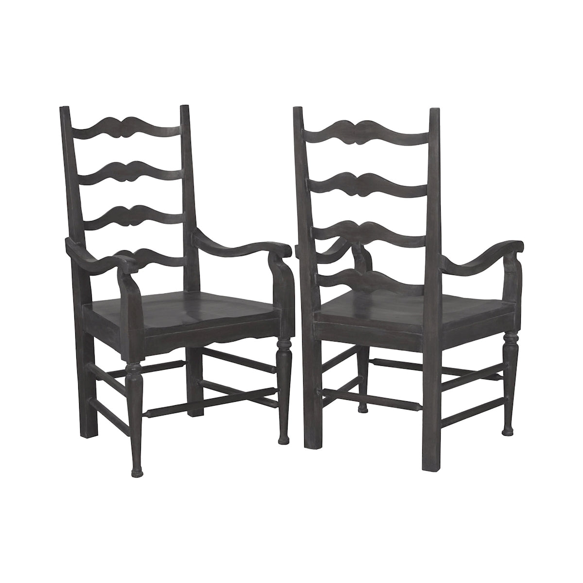 Farmhouse Ladderback Arm Chairs