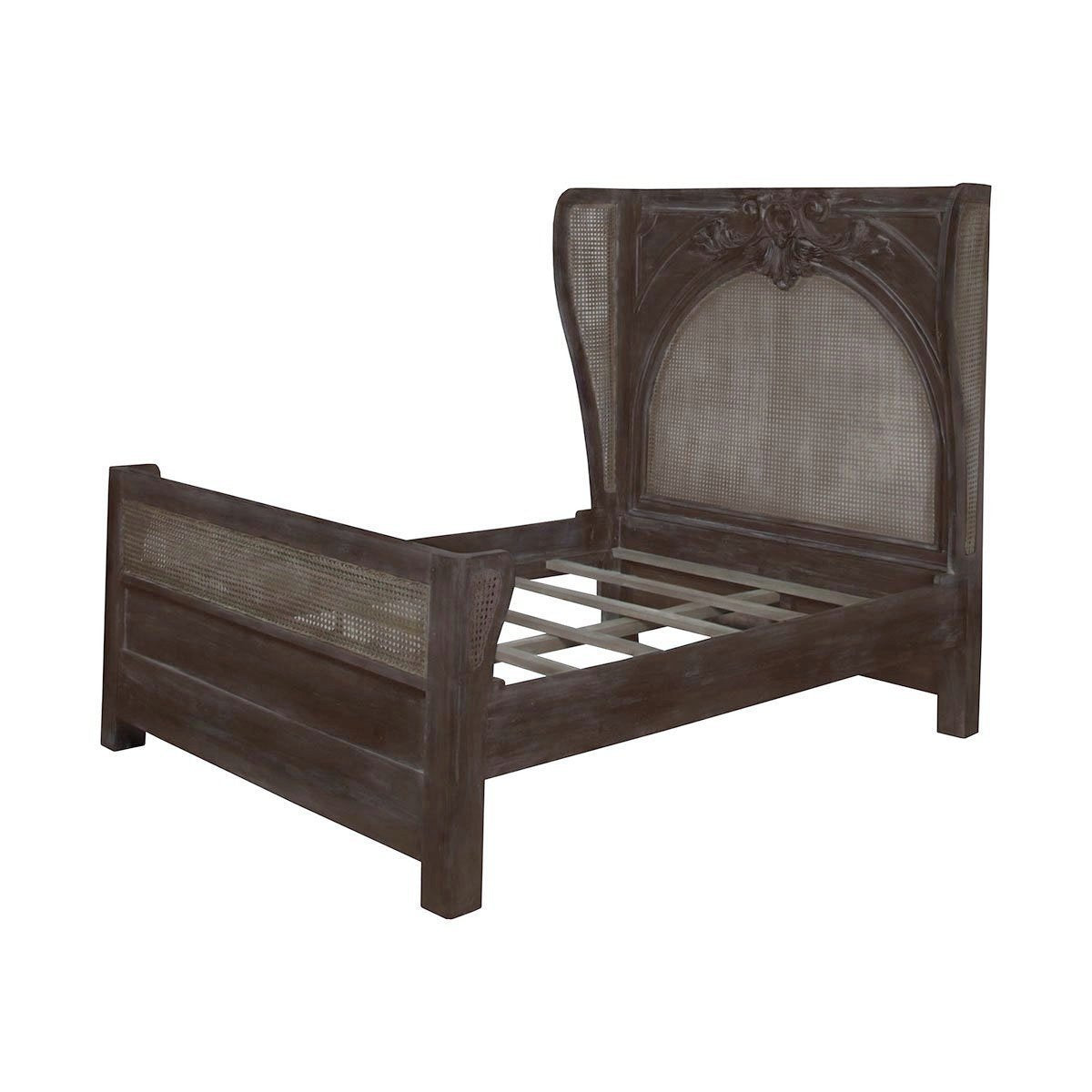 Caned Acanthus Bed