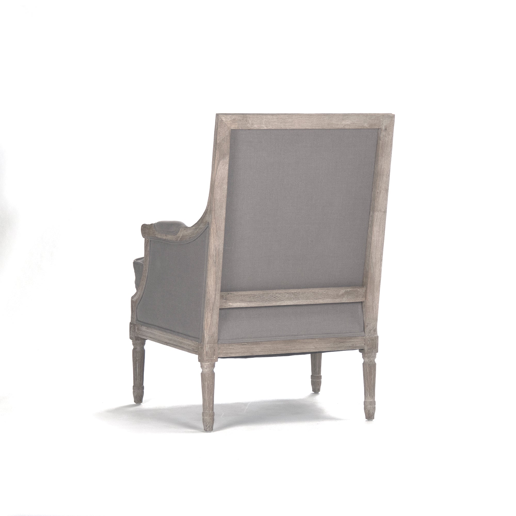 Louis Club Chair, Limed Grey Oak