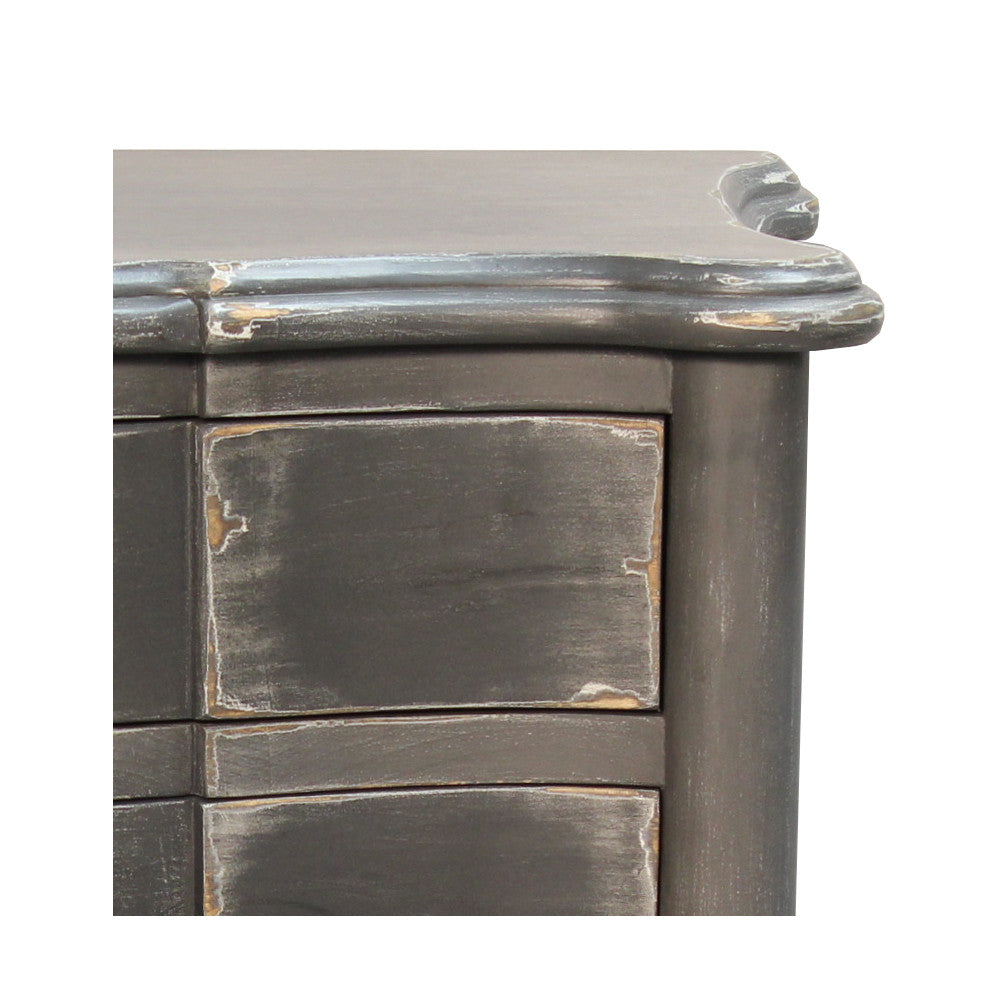 Gray Venetian Nightstand