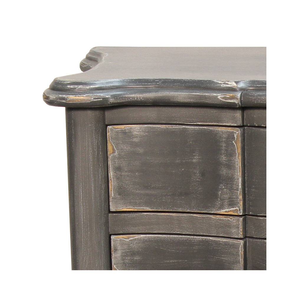 Gray Venetian Nightstand