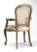 Lyon Cane Back Arm Chair: Back