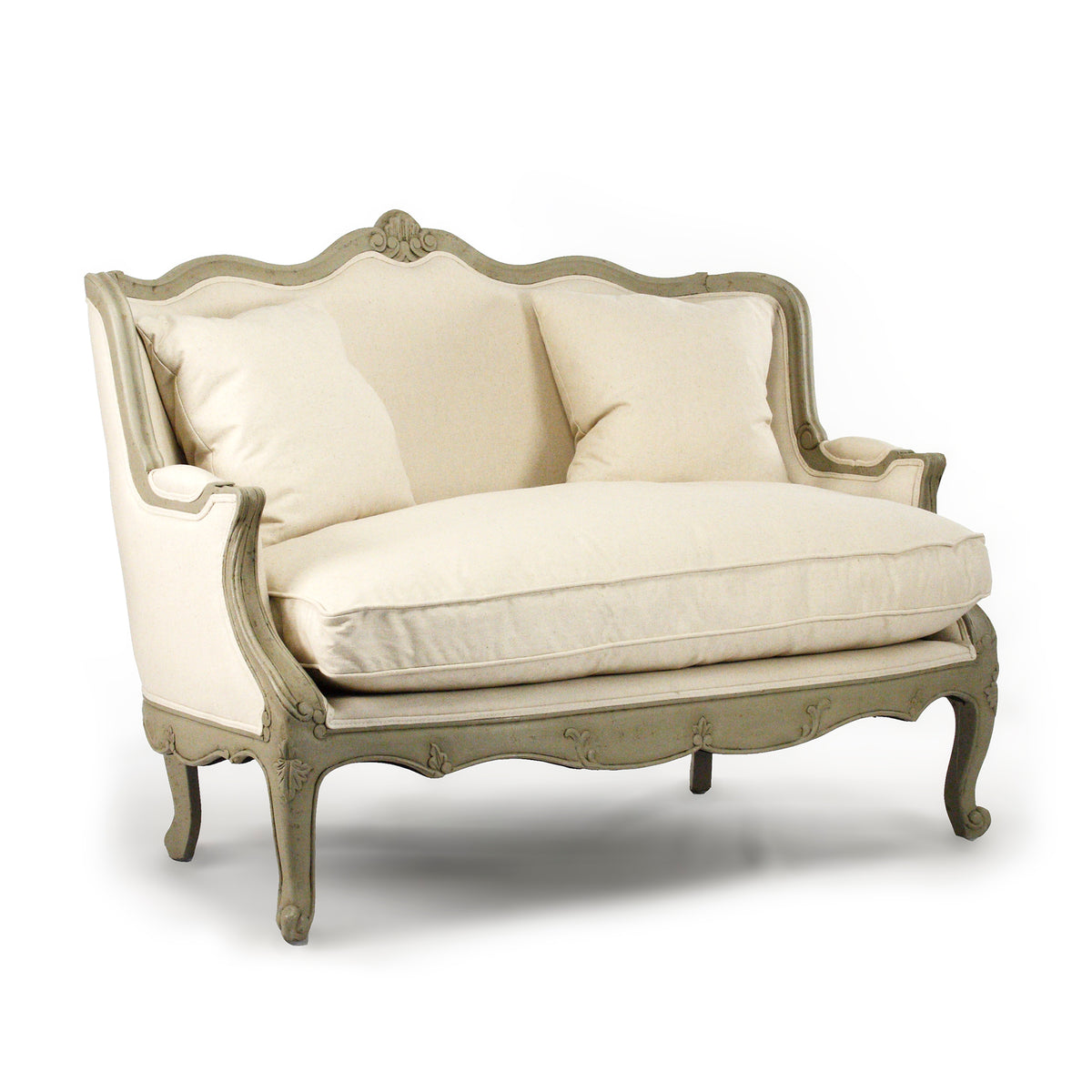 Zentique Adele Settee CFH1982 432 C020 Settees & Loveseats — Nook