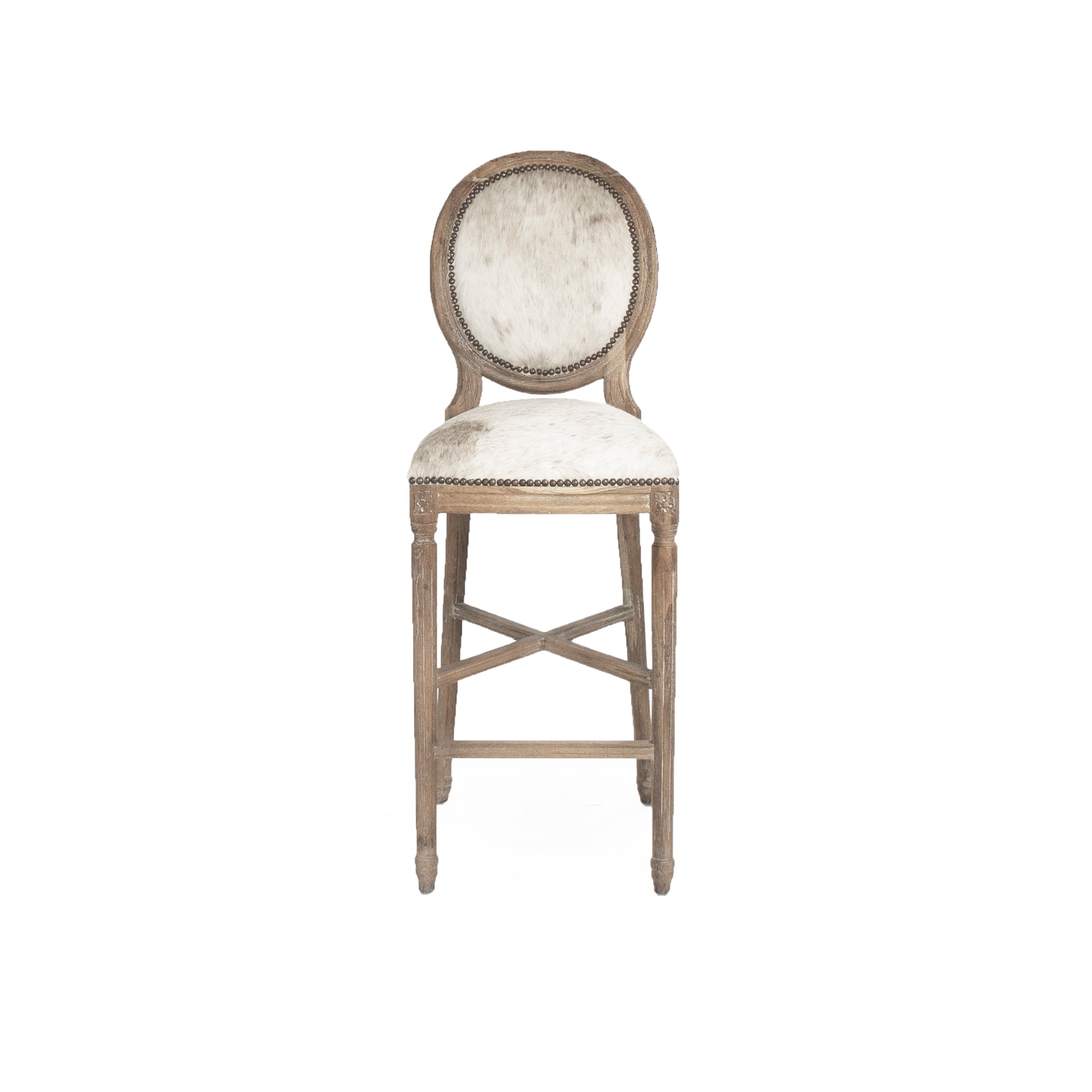 Medallion Cowhide Bar Stool (discontinued)