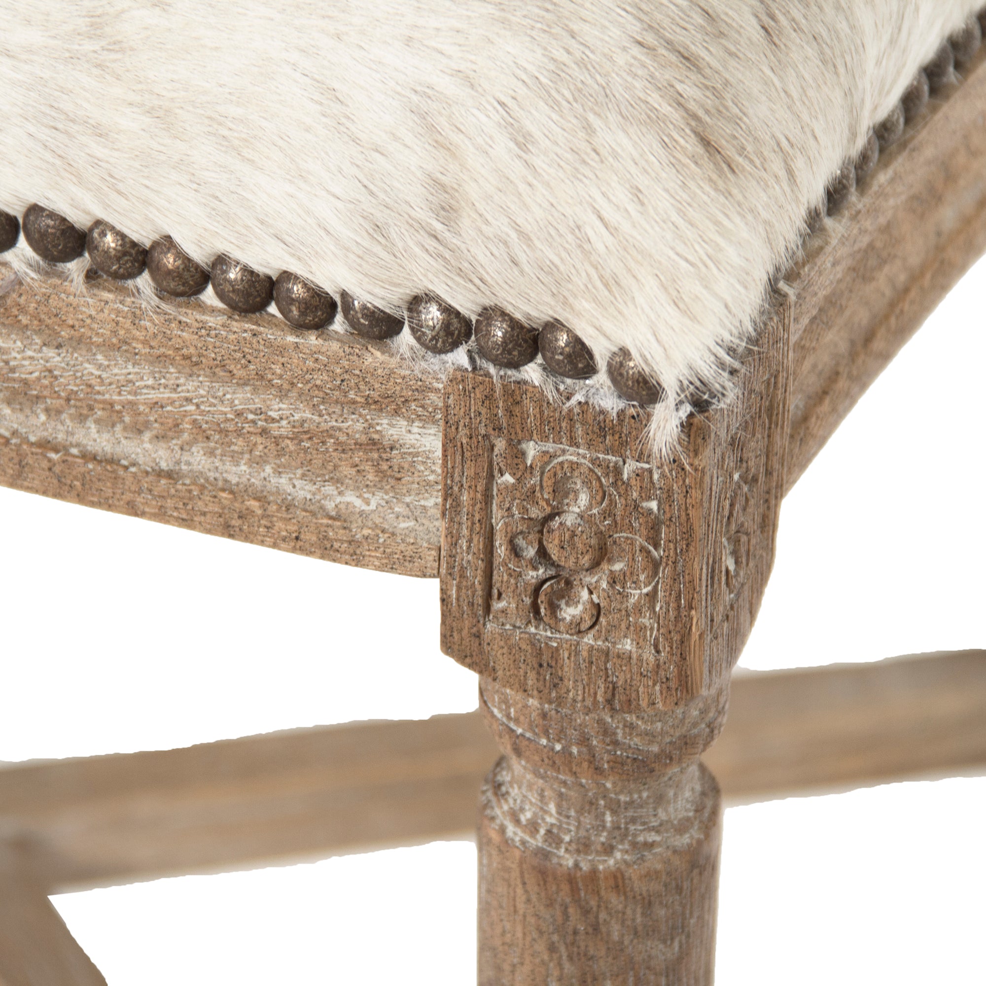 Medallion Cowhide Bar Stool (discontinued)