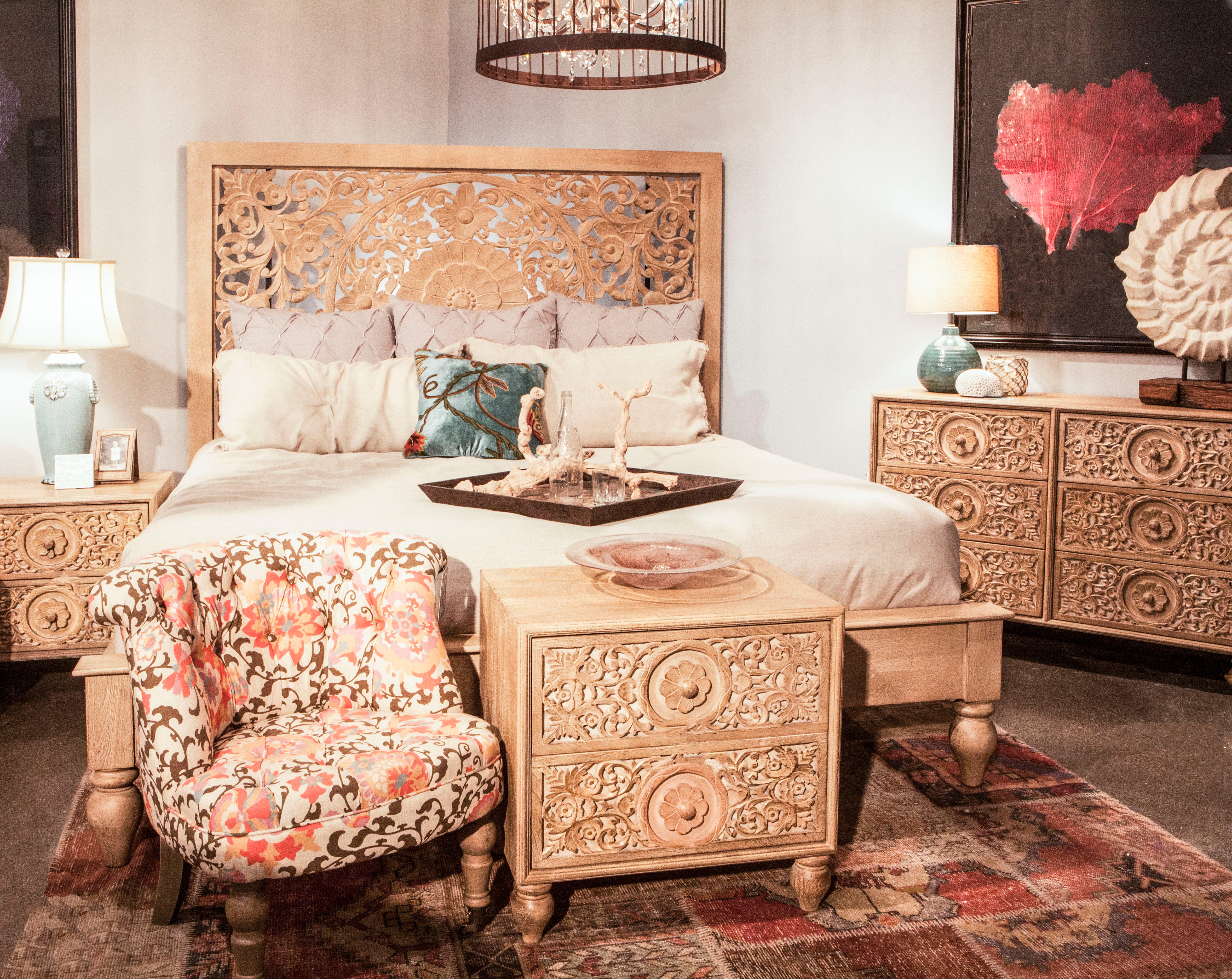 Mango wood best sale bed