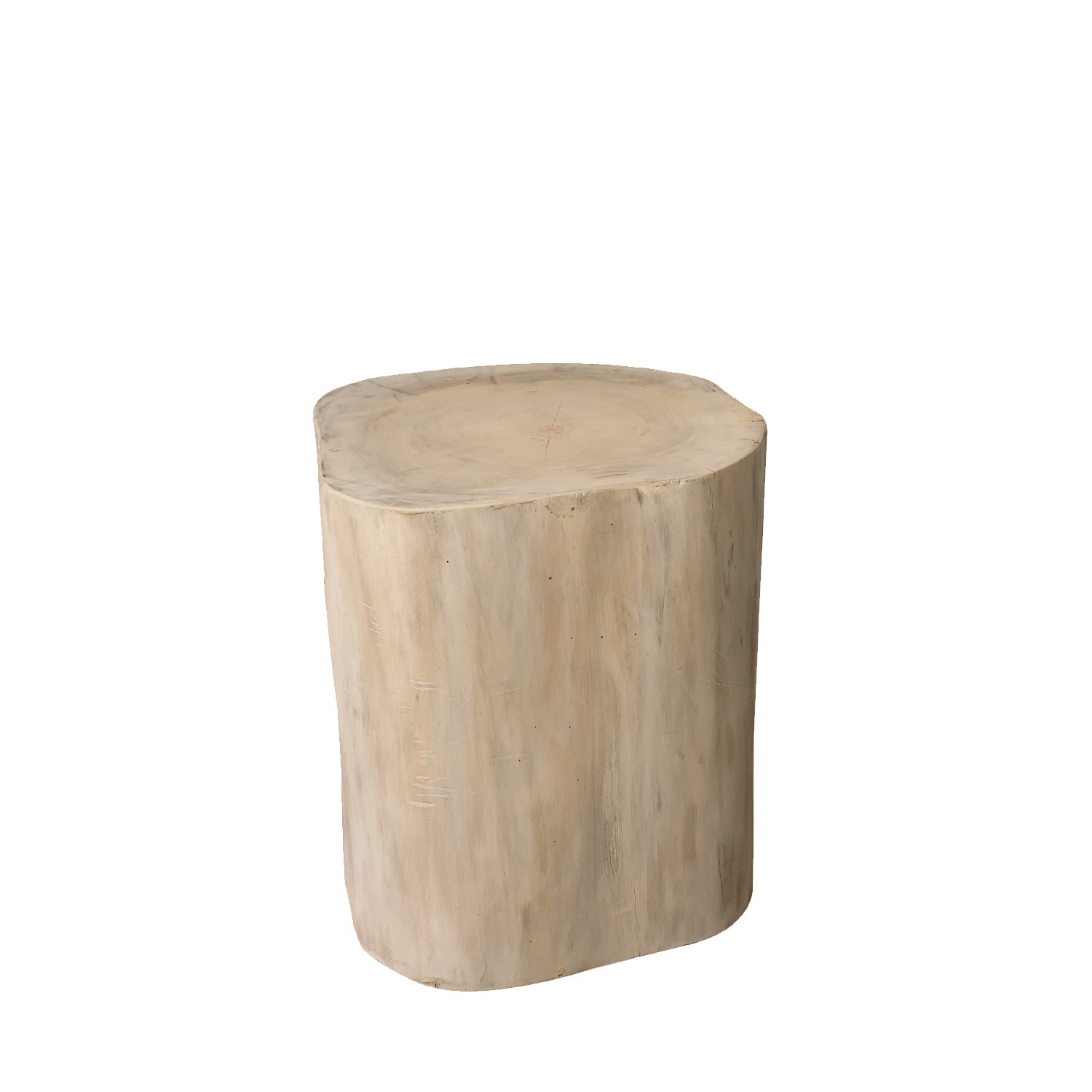 Natural Tree Stump Side Table