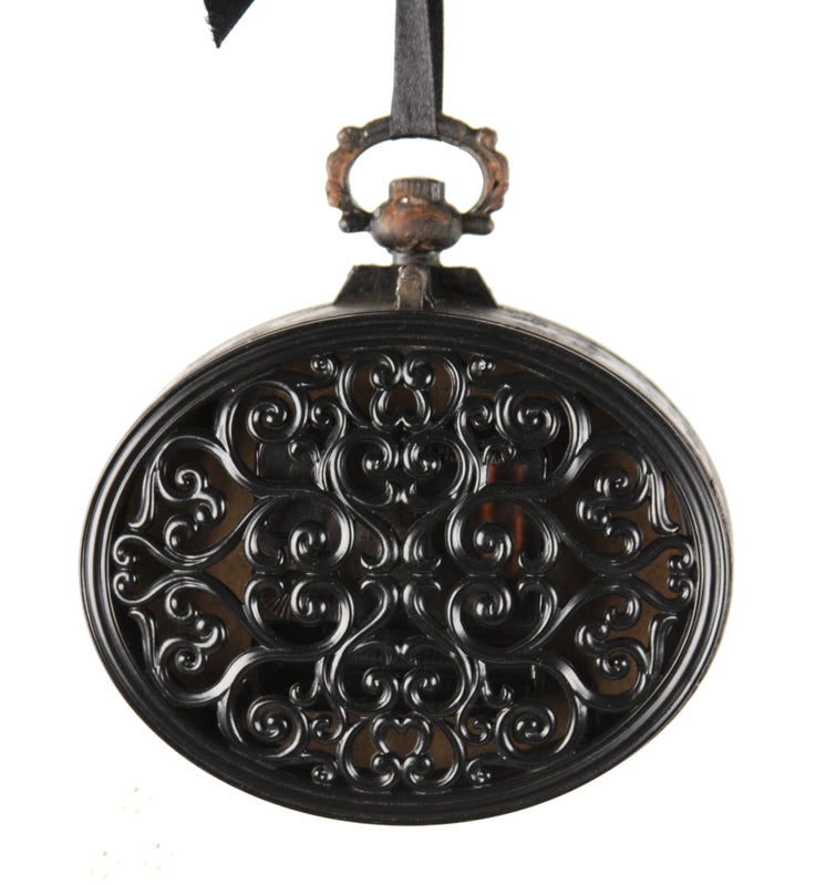 Iron Clock Pendant