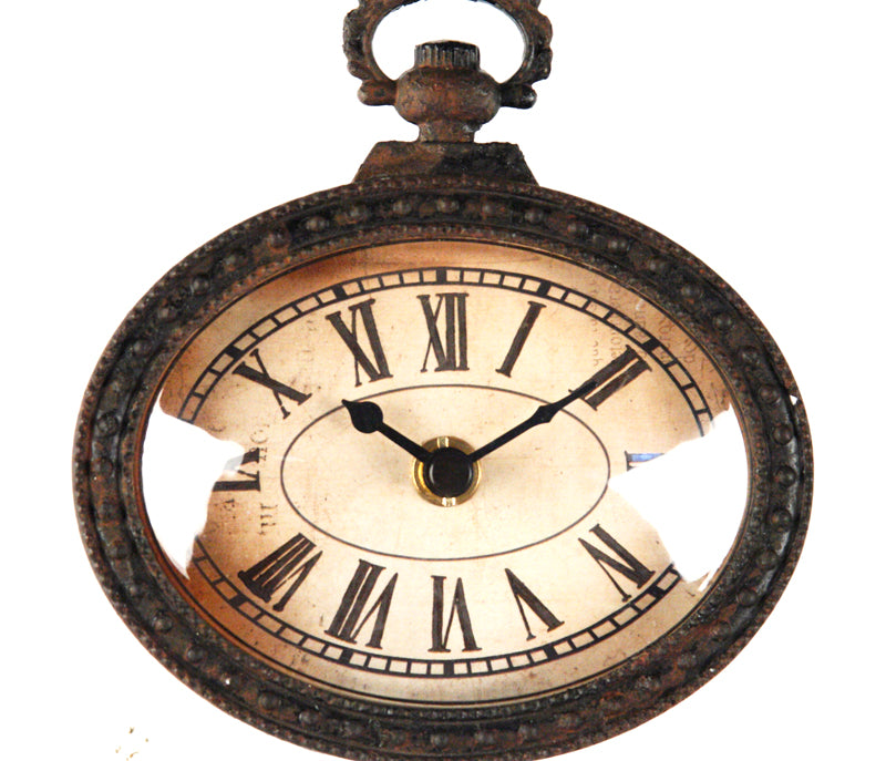 Iron Clock Pendant