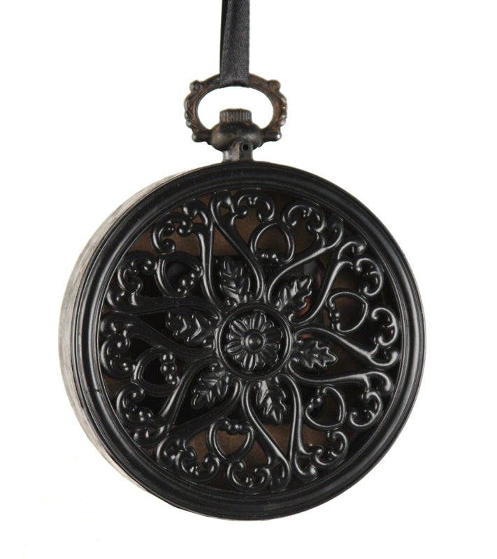 Iron Clock Pendant