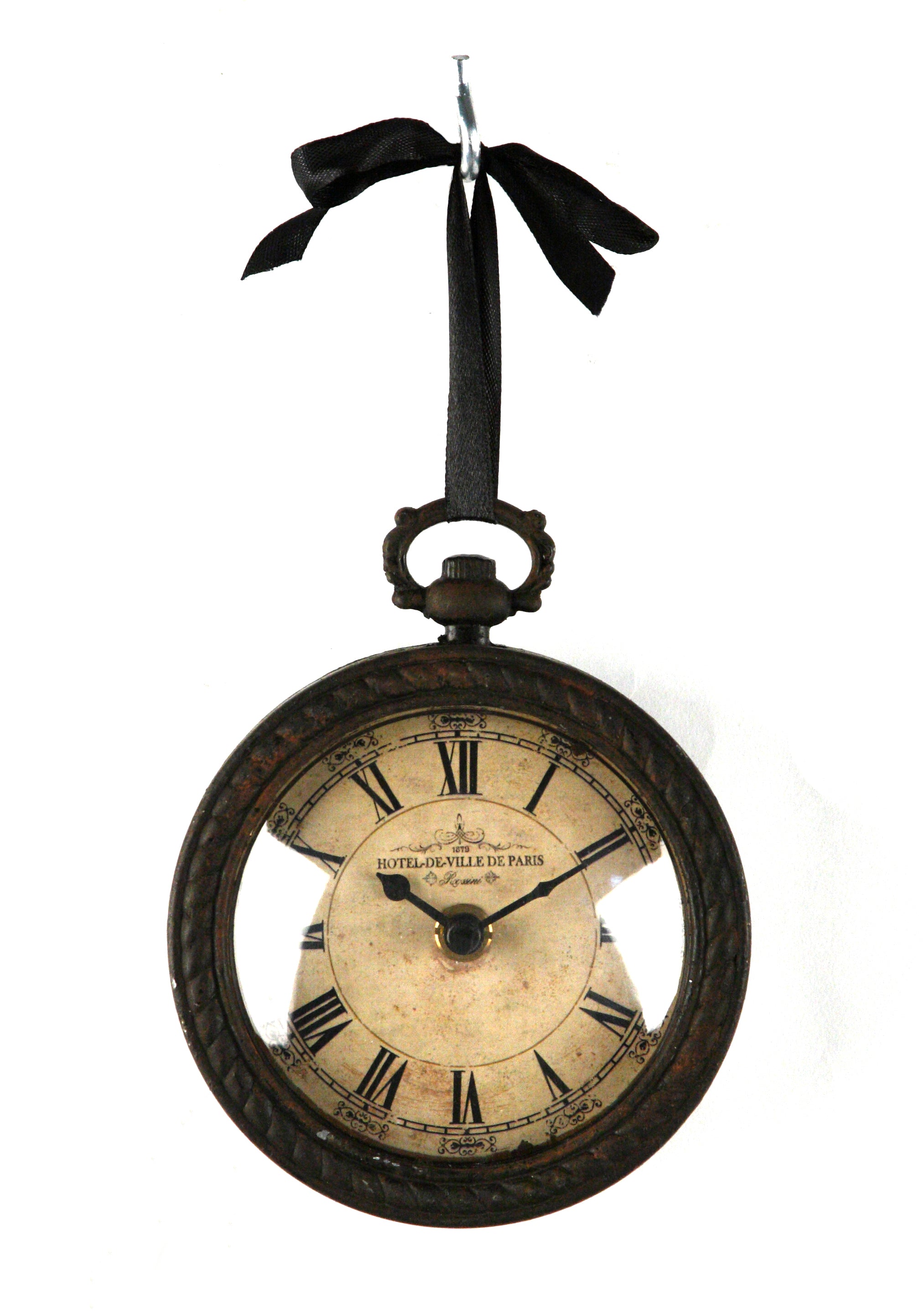 Iron Clock Pendant