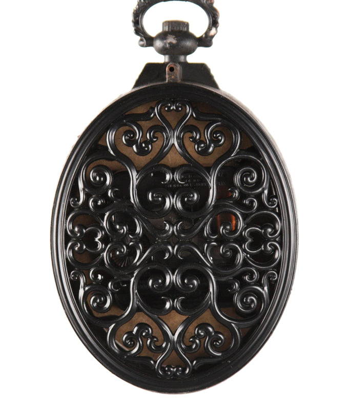 Iron Clock Pendant