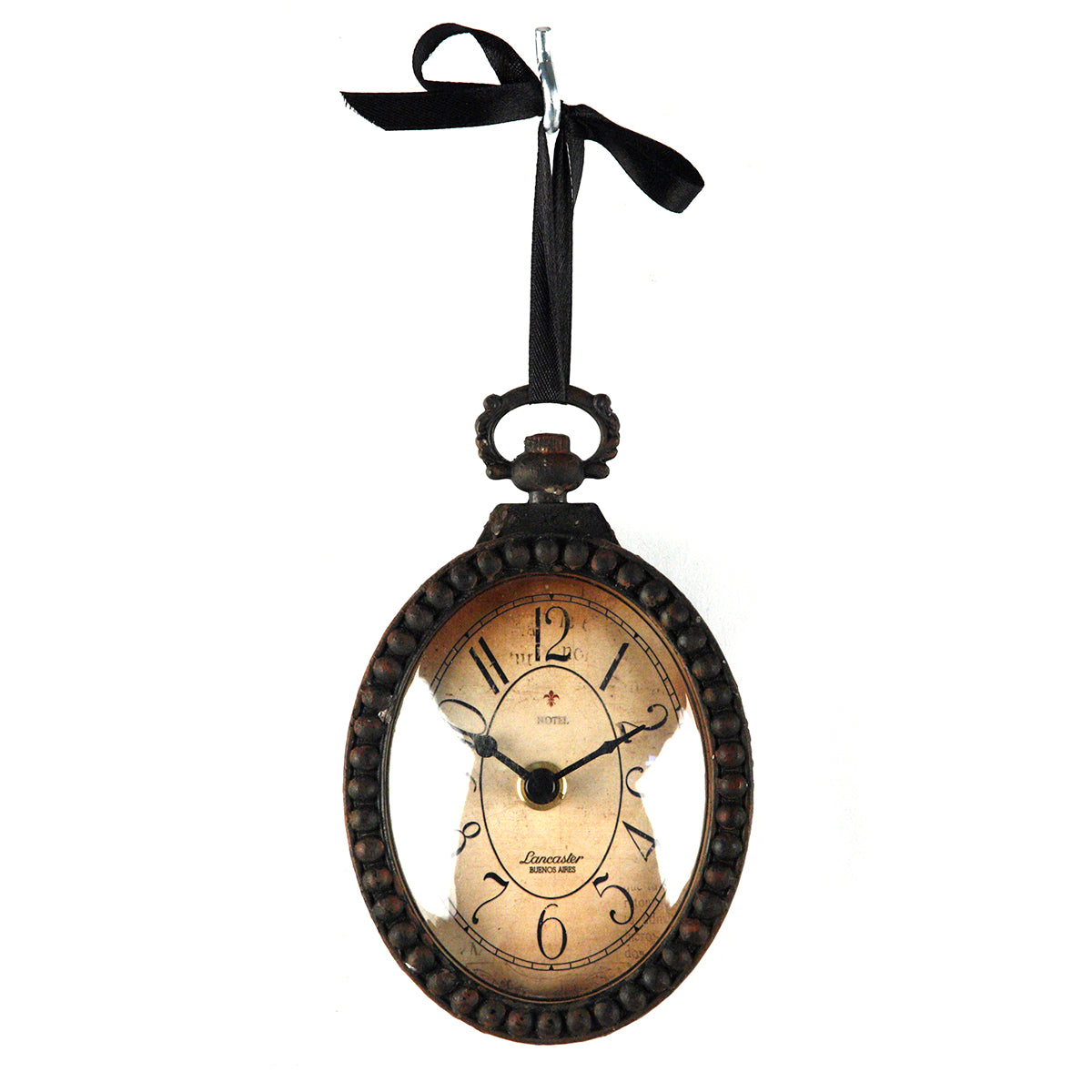 Iron Clock Pendant