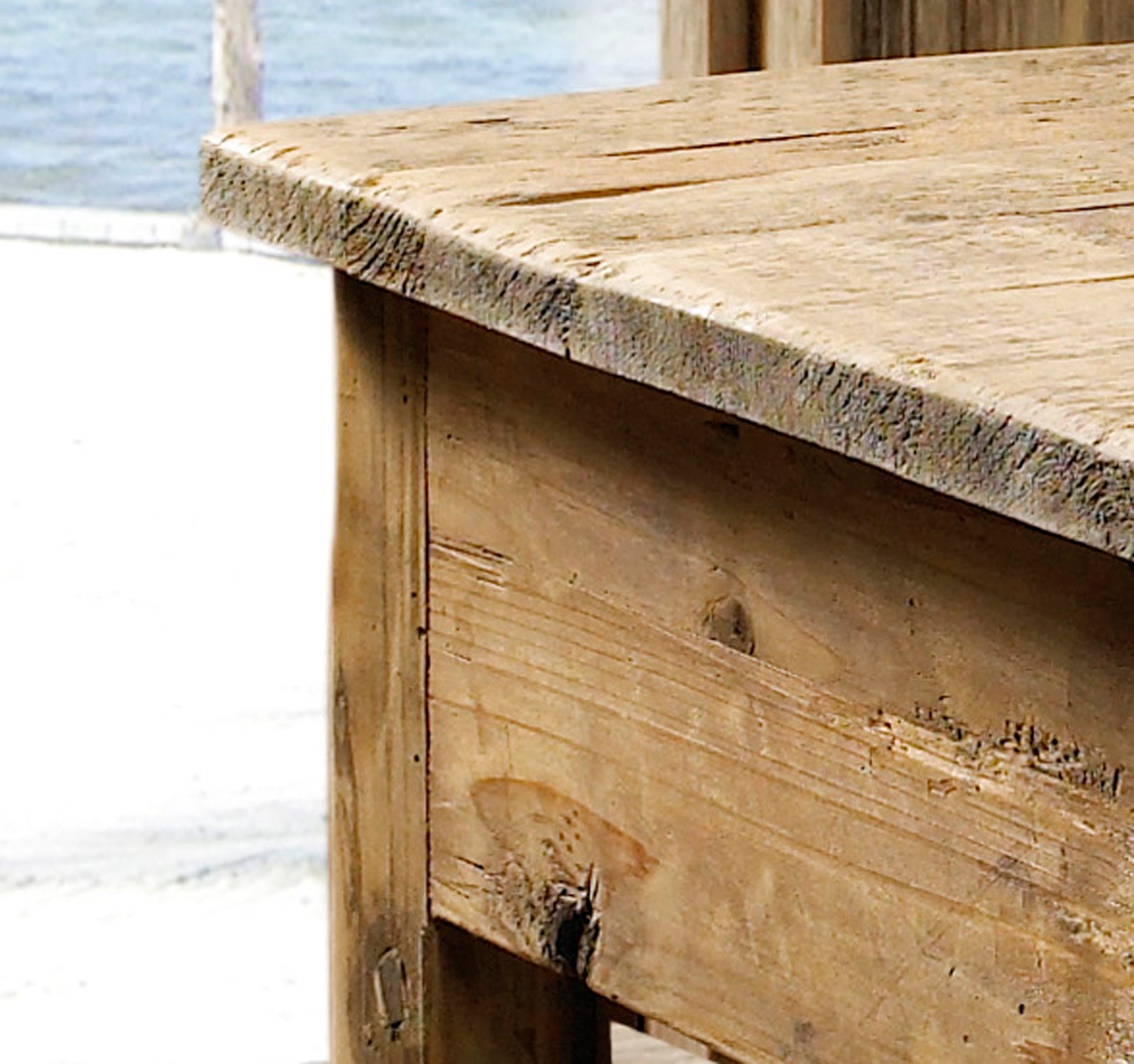 Salvaged Wood End Table