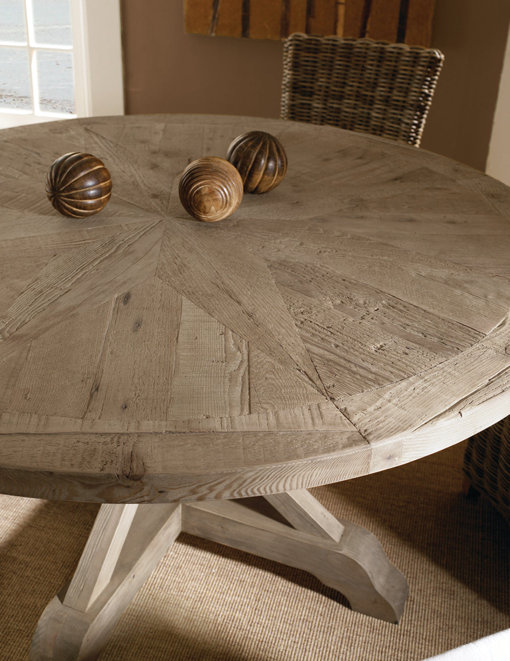Salvaged Wood 60" Round Dining Table