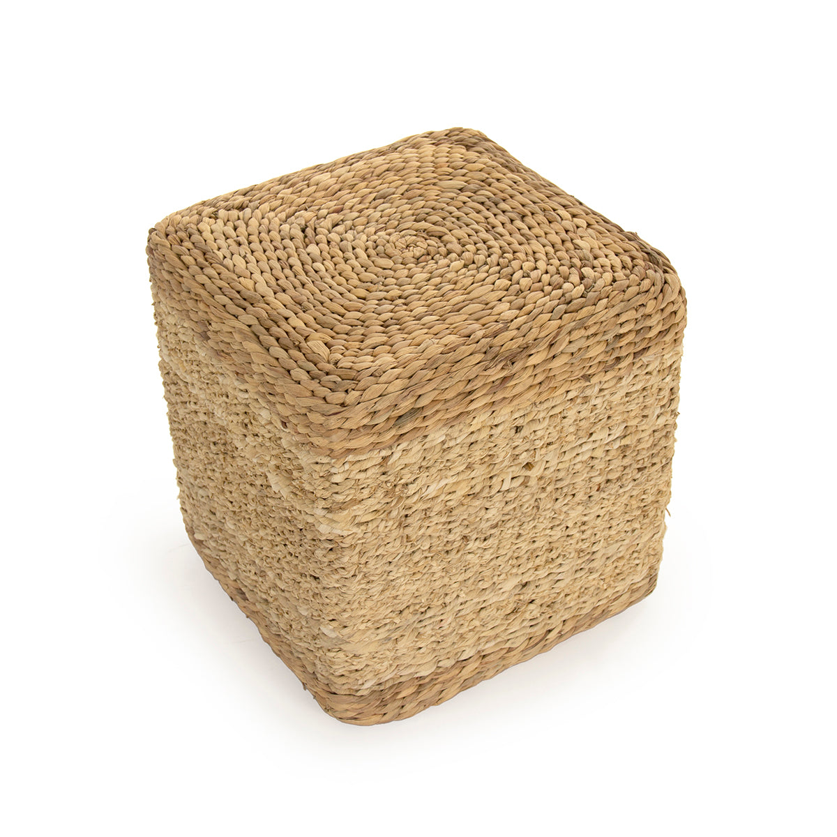 Woven Cube Ottoman