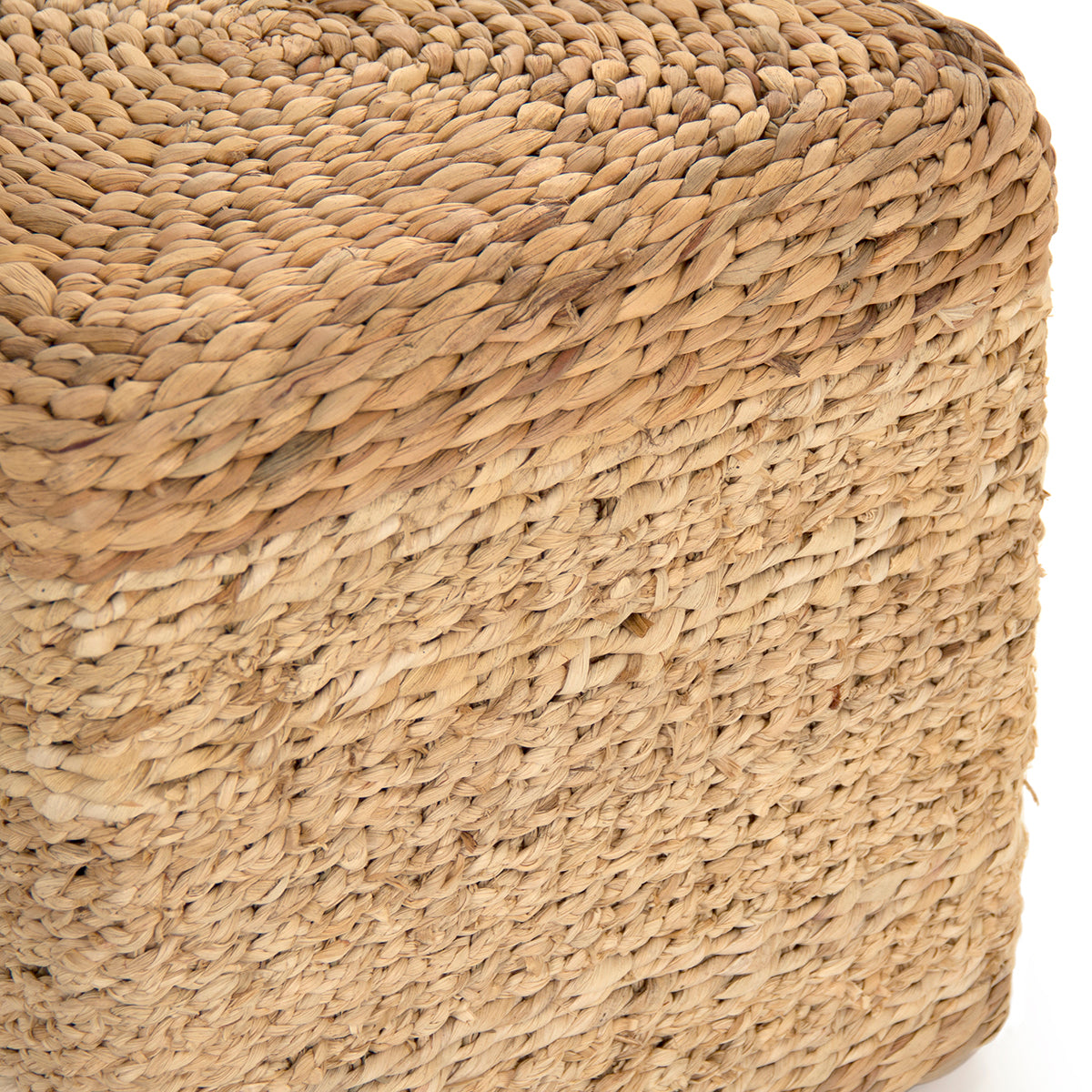 Woven Cube Ottoman