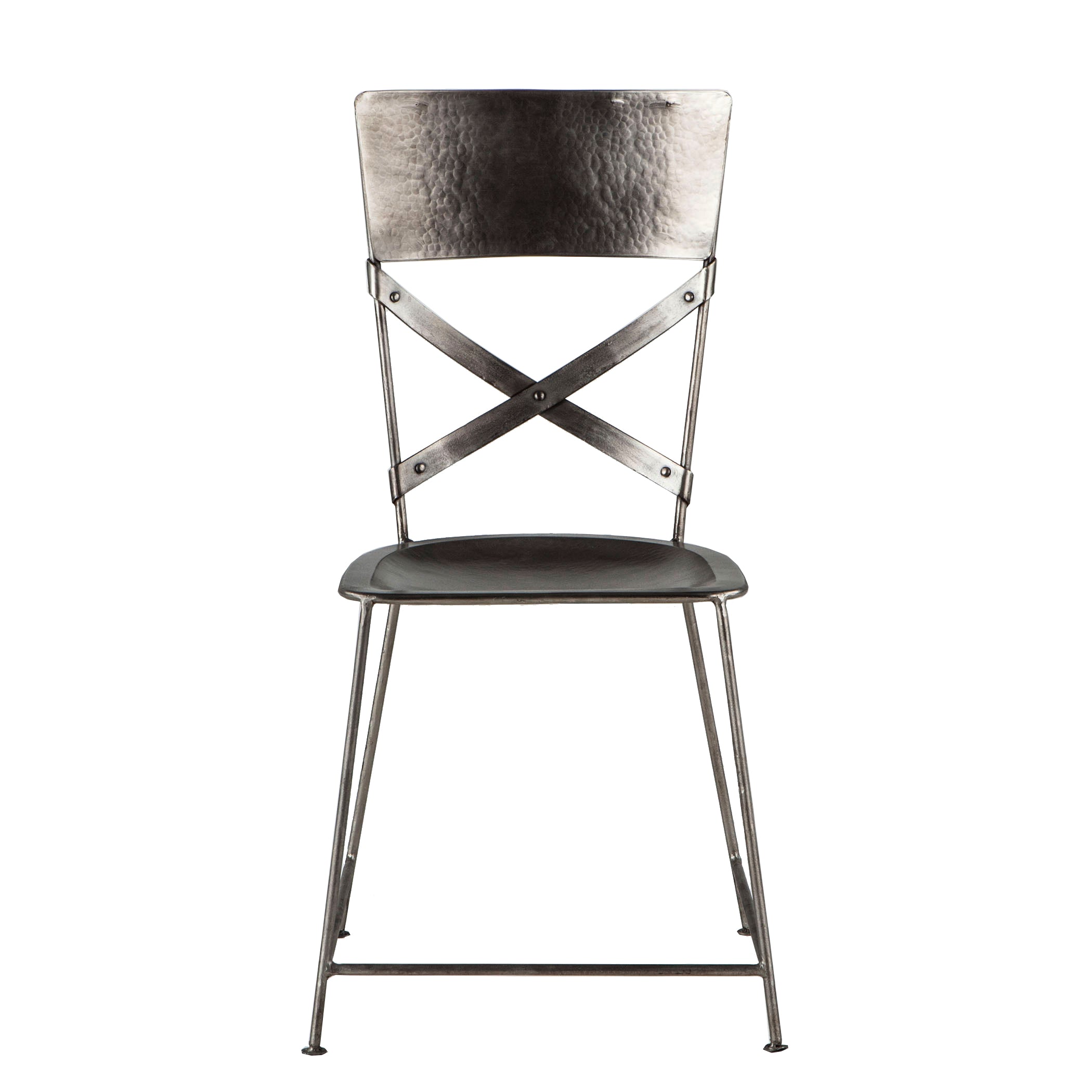 Artezia Antique Nickel Dining Chair