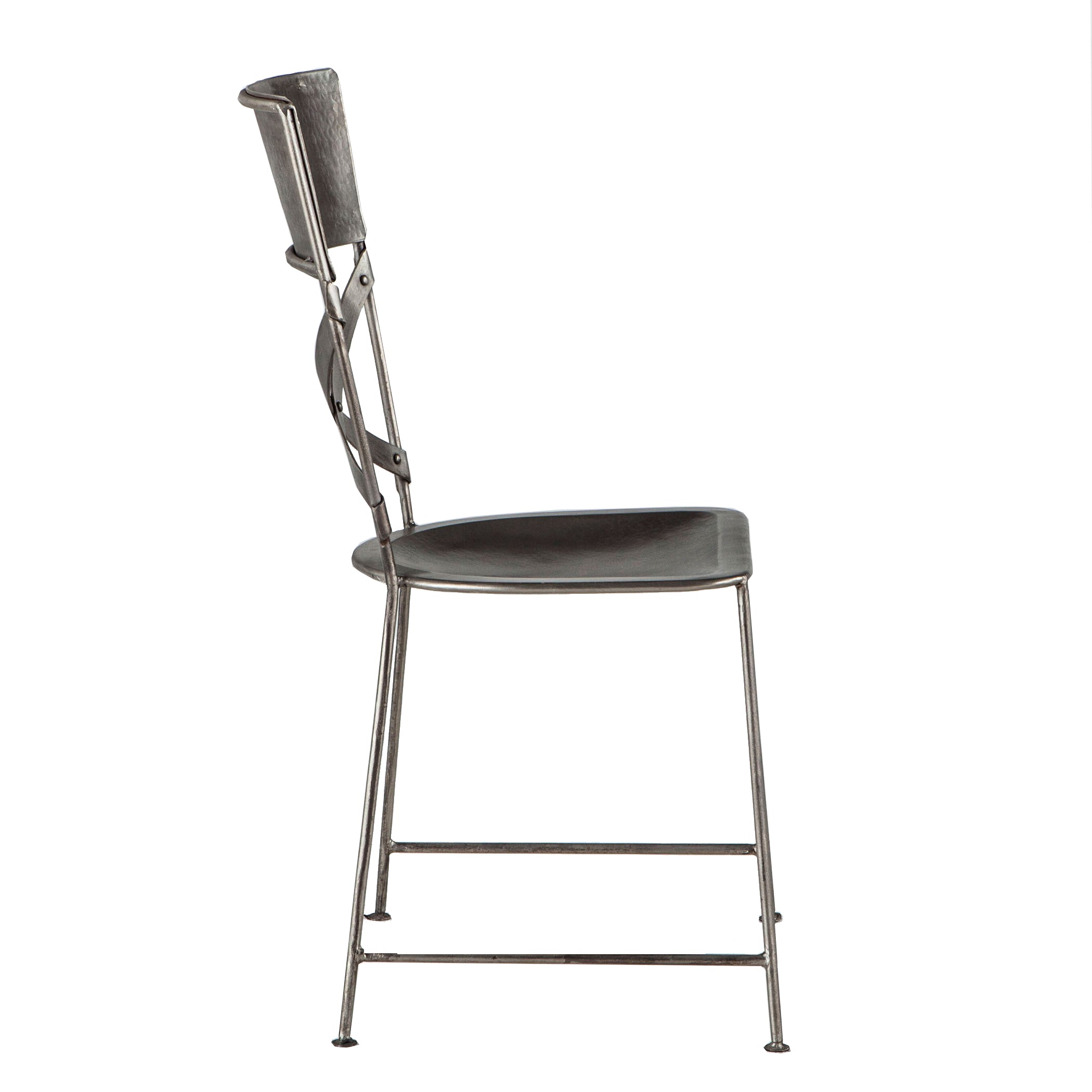 Artezia Antique Nickel Dining Chair