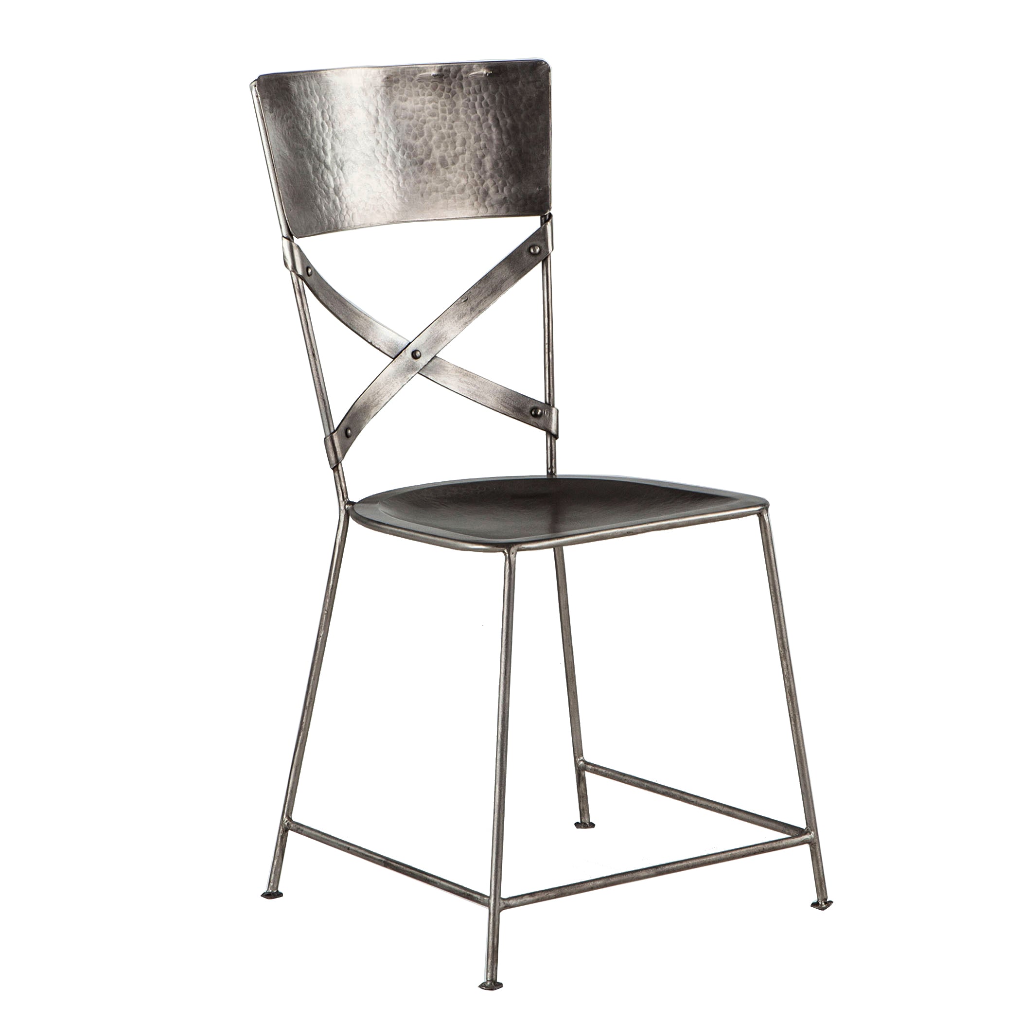 Artezia Antique Nickel Dining Chair